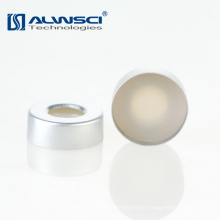 China proveedor 10ml clear glass glasshead vial Tapas de crimpado de aluminio con GC Septa para el instrumento de cromatografía de gases
